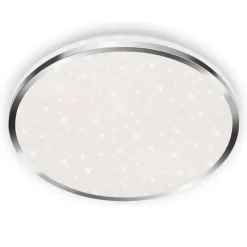 Briloner Loftlamper|Loftlamper > Acorus LED-loftslampe, IP44, stjernedekor, Ø 33 cm