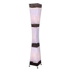 Woru Gulvlamper|Gulvlamper > Adrian gulvlampe, Capiz-skaller, højde 150 cm