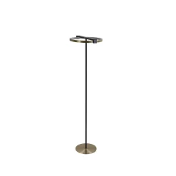Searchlight Gulvlamper > Aerial LED-gulvlampe, messing/sort, stål, silikone