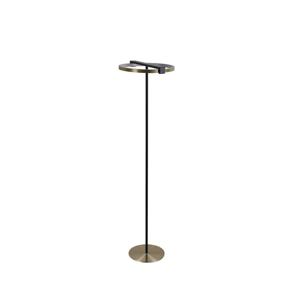 Searchlight Gulvlamper > Aerial LED-gulvlampe, messing/sort, stål, silikone