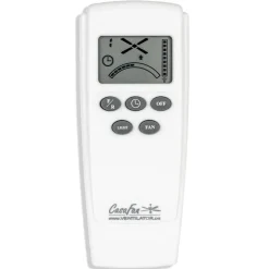 CasaFan Loftventilatorer > Aeroplan Eco loftventilator, krom, lyst træ