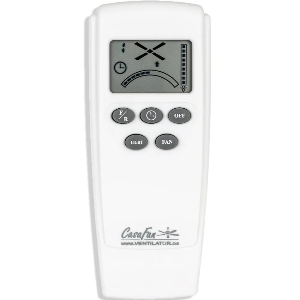 CasaFan Loftventilatorer > Aeroplan Eco loftventilator, krom, hvid