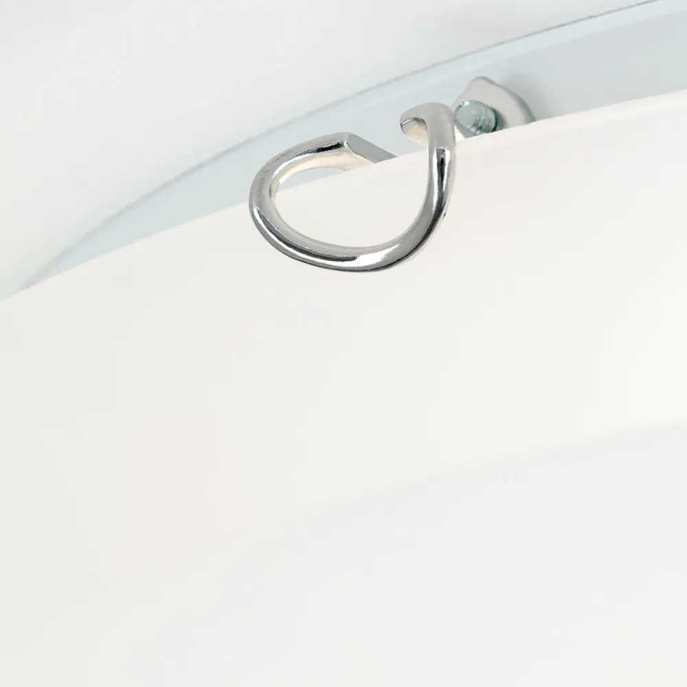 ORION Loftlamper > Agada loftslampe, opalglas, krom, 50 cm