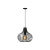 Pendellamper ^ Freelight Aglio hængelampe, Ø 28 cm, sort, metal