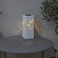 STAR TRADING Dekorationsbelysning > Albaleaf LED-solcellelampe, 2 mulige anvendelser