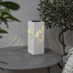 STAR TRADING Dekorationsbelysning > Albaleaf LED-solcellelampe, 2 mulige anvendelser