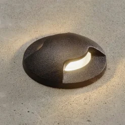 Fumagalli Nedgravet Udebelysning|Udendørs Spot > Aldo 2L LED indbygningslampe, sort/klar 3.000 K