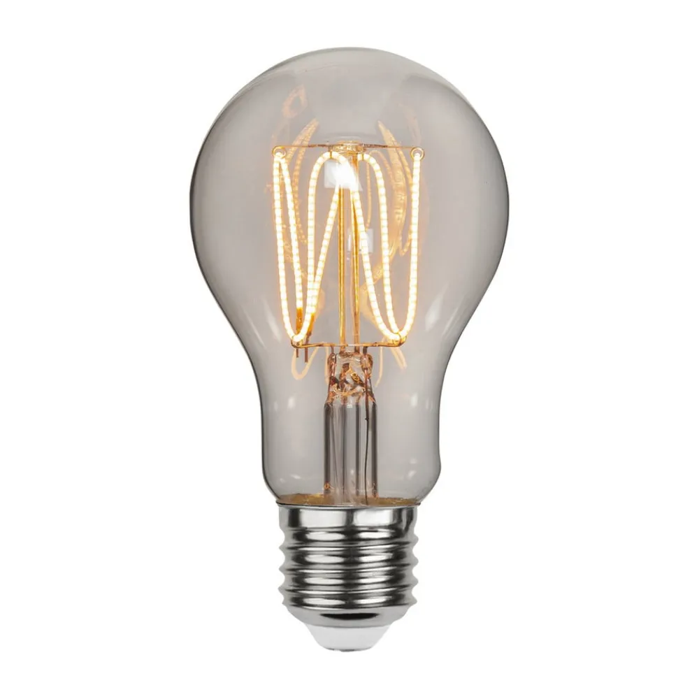 STAR TRADING Dæmpbar Led-Pære|Filament Pære > A60 LED-pære filament E27 3,8 W 1.800 K dæmpes