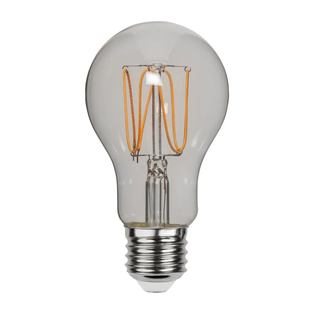 STAR TRADING Dæmpbar Led-Pære|Filament Pære > A60 LED-pære filament E27 3,8 W 1.800 K dæmpes
