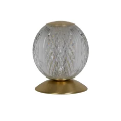 Searchlight Bordlamper > Allure bordlampe messingfarvet, stål, akryl
