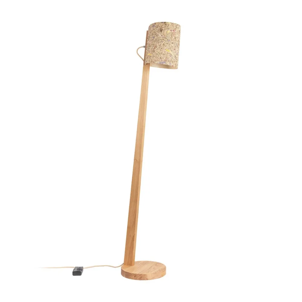 Bæredygtige Lamper|Gulvlamper ^ Almut von Wildheim ALMUT 1411 gulvlampe cylinderformet Ø30 cm alpeeng