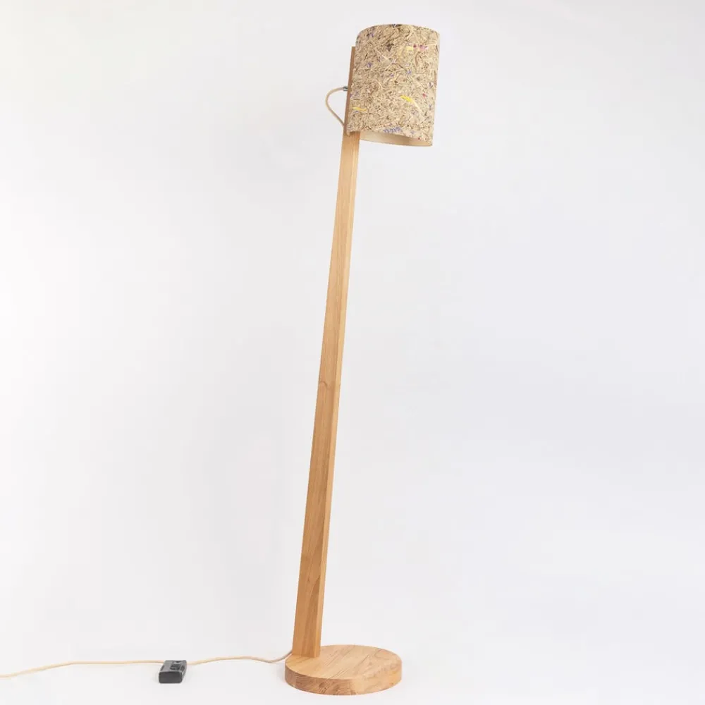 Bæredygtige Lamper|Gulvlamper ^ Almut von Wildheim ALMUT 1411 gulvlampe cylinderformet Ø30 cm alpeeng
