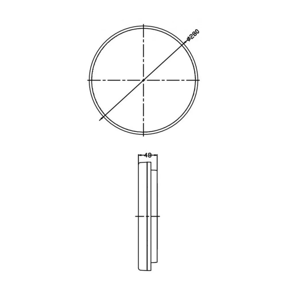 Deko-Light Loftlamper > Altais LED-loftslampe, IP54, Ø 28 cm