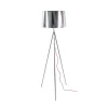 Aluminor Gulvlamper|Gulvlamper > Tropic gulvlampe, krom, rødt kabel