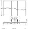 Led Strips ^ EVN Alu mørtelfri profil 200cm med opal afdækning