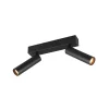 Spotlights ^ Trio Lighting Ambala LED loftspot, 2 lyskilder, sort, metal, CCT, dæmpbar