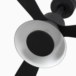 FARO BARCELONA Loftventilatorer > Amelia Cone loftventilator, LED-lampe, sort