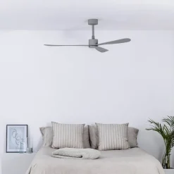 FARO BARCELONA Loftventilatorer > Amelia loftventilator, DC-motor, 3 vinger, grå