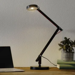 Arbejdsrum/Kontor|Bordlamper ^ Trio Lighting Amsterdam sort LED multifunktionslampe