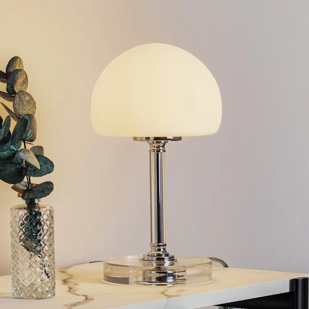 Bordlamper ^ Steinhauer Ancilla LED-bordlampe med dæmper, forkromet