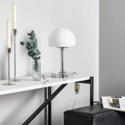 Bordlamper ^ Steinhauer Ancilla LED-bordlampe med dæmper, forkromet