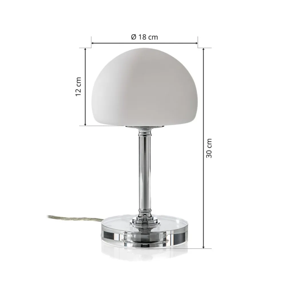 Bordlamper ^ Steinhauer Ancilla LED-bordlampe med dæmper, forkromet