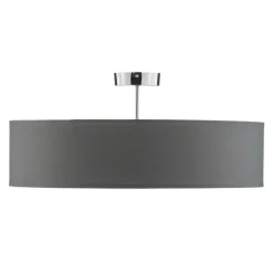 Brilliant Loftlamper > Andria loftslampe i tekstil, 60 cm, lysegrå