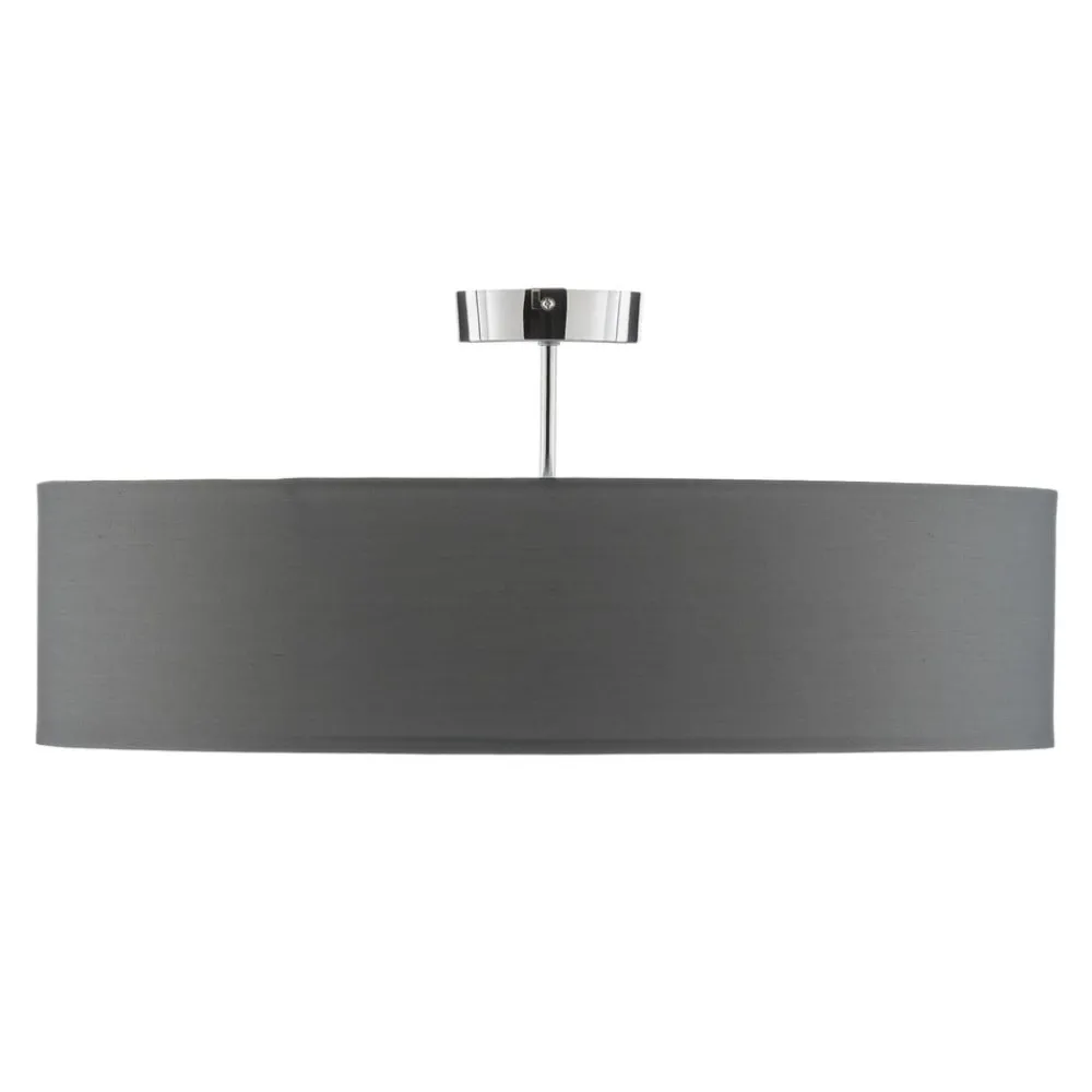 Brilliant Loftlamper > Andria loftslampe i tekstil, 60 cm, lysegrå
