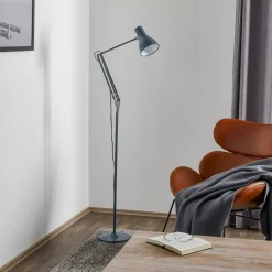 Gulvlamper|Gulvlamper ^ Anglepoise Type 75 gulvlampe skifergrå