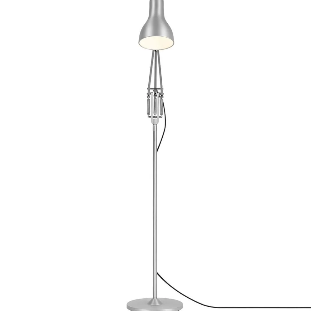 Gulvlamper|Gulvlamper ^ Anglepoise Type 75 gulvlampe sølv