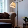 Gang|Pendellamper ^ Markslöjd Antik gulvlampe Charleston antik messing