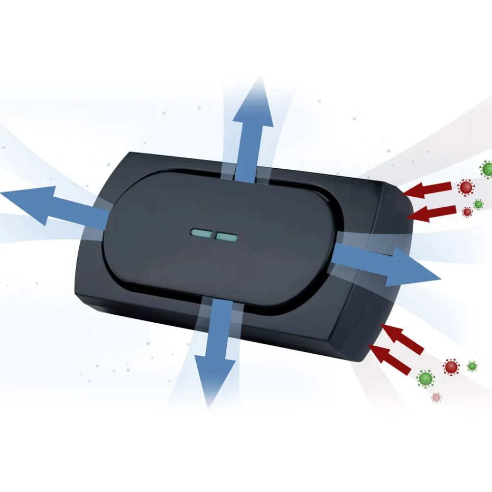 Uvc Luftrensere / Uv-C Desinfektionslamper ^ Rolux Antiviruslampe UV-C til bil, USB-drevet