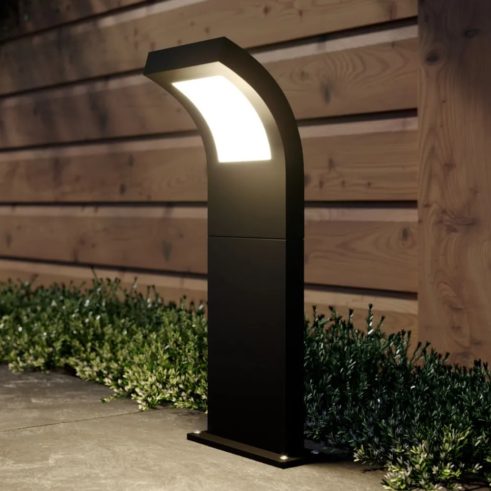 Arcchio Terrassebelysning|Gadebelysning > Advik LED-vejlampe, IP65, 60 cm, antracit, metal