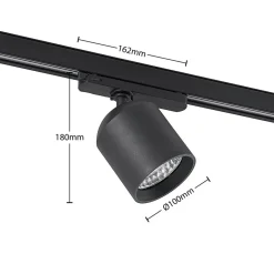 Arcchio Skinnesystem > Candra LED track spot sort 26W 3000K