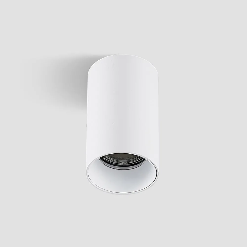 Gang|Loftlamper ^ Arcchio Downlight Brinja, hvid, metal, Ø 6 cm, rund, GU10