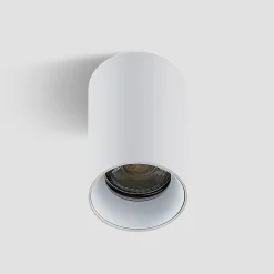 Gang|Loftlamper ^ Arcchio Downlight Brinja, hvid, metal, Ø 6 cm, rund, GU10