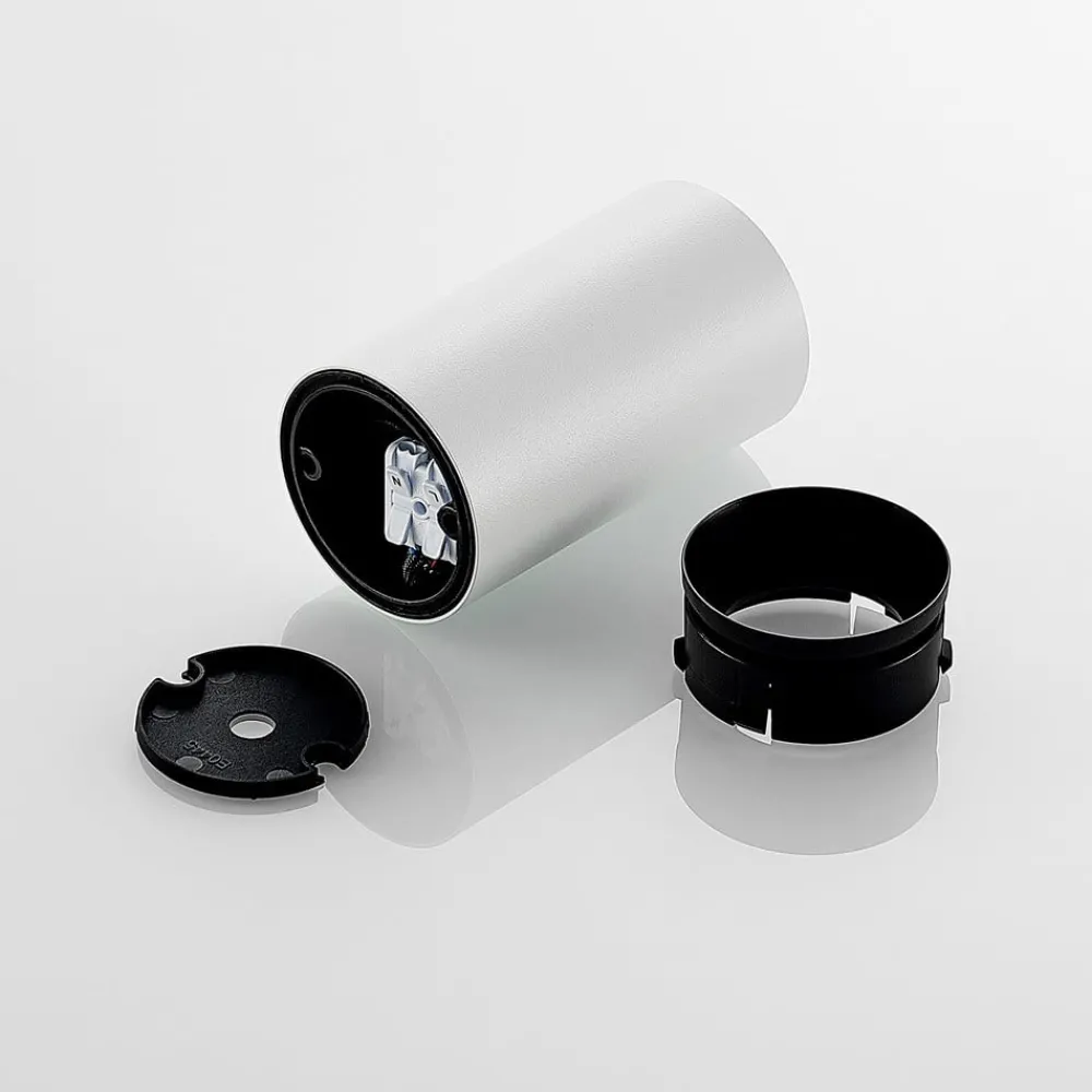 Gang|Loftlamper ^ Arcchio Downlight Brinja, hvid, metal, Ø 6 cm, rund, GU10