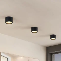 Arcchio Gang|Loftlamper > downlight Nieva, G9, sort, rund, Ø 10cm, metal