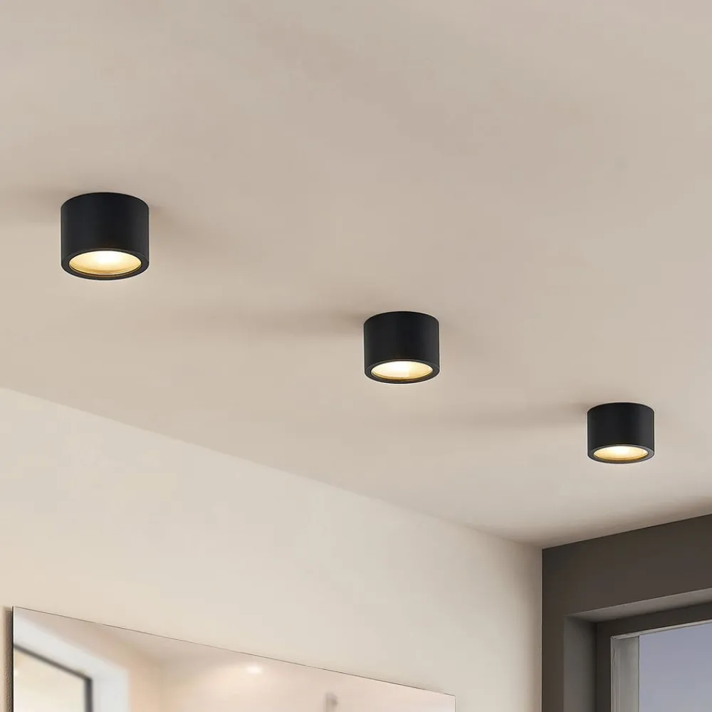 Arcchio Gang|Loftlamper > downlight Nieva, G9, sort, rund, Ø 10cm, metal