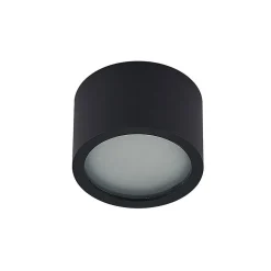 Loftlamper|Loftlamper ^ Arcchio downlight Nieva, GX53, sort, rund, Ø 10cm, metal