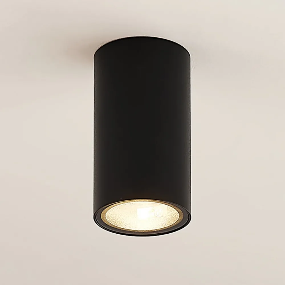 Arcchio Gang|Loftlamper > downlight Olivir, sort, metal, Ø 6cm, GU10, IP44