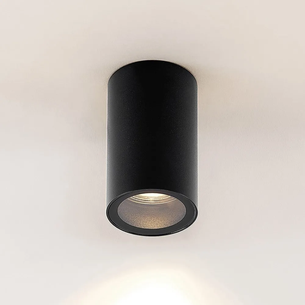 Arcchio Gang|Loftlamper > downlight Olivir, sort, metal, Ø 6cm, GU10, IP44