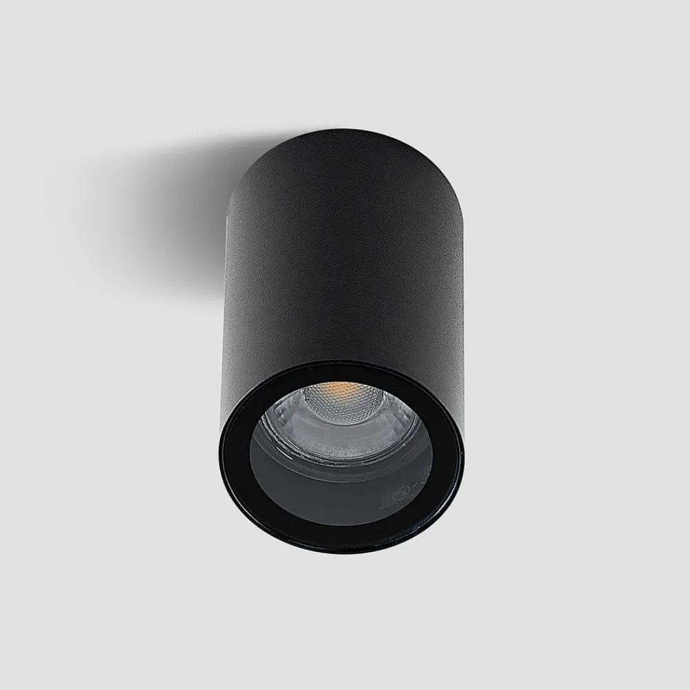 Arcchio Gang|Loftlamper > downlight Olivir, sort, metal, Ø 6cm, GU10, IP44