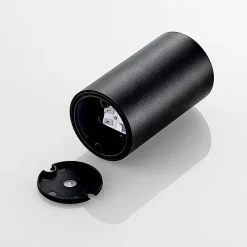 Arcchio Gang|Loftlamper > downlight Olivir, sort, metal, Ø 6cm, GU10, IP44