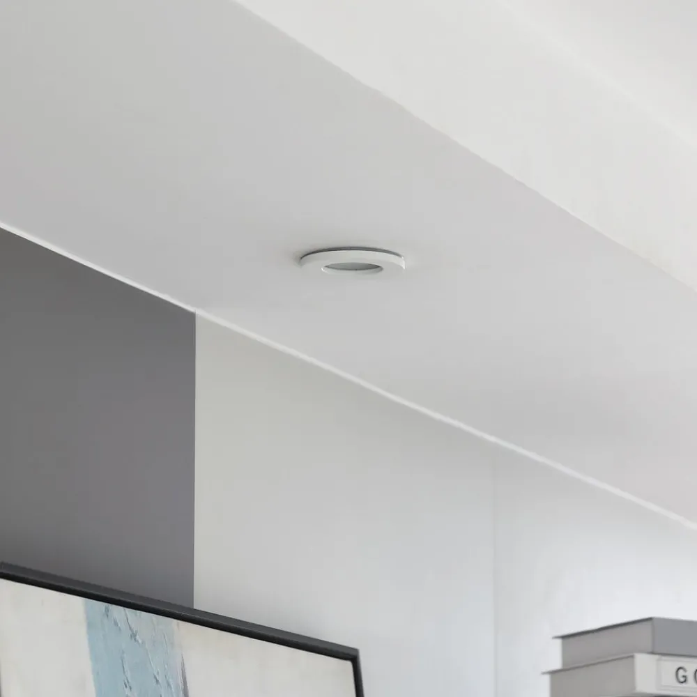 Arcchio Arbejdsrum/Kontor|Indbygningsspots > downlight Sylvi hvid Ø 8,2 cm