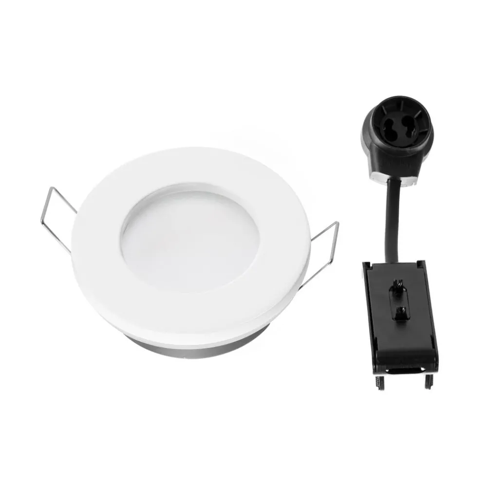 Arcchio Arbejdsrum/Kontor|Indbygningsspots > downlight Sylvi hvid Ø 8,2 cm