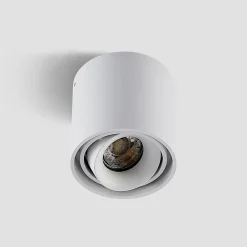 Gang|Loftlamper ^ Arcchio downlight Walza, hvid, metal, Ø 9,3 cm, GU10