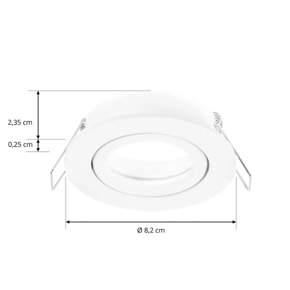 Arcchio Arbejdsrum/Kontor|Loftlamper > downlight Zyron, hvid, Ø 8,2 cm
