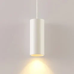 Pendellamper ^ Arcchio Ejona pendellampe, højde 15 cm, hvid, aluminium