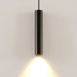 Arcchio Gang|Pendellamper > Ejona pendellampe, højde 35 cm, sort, aluminium
